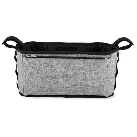 Skip Hop G-G Ultra Stroller Organizer Black-Grey Stripes Birth+ to 24M
