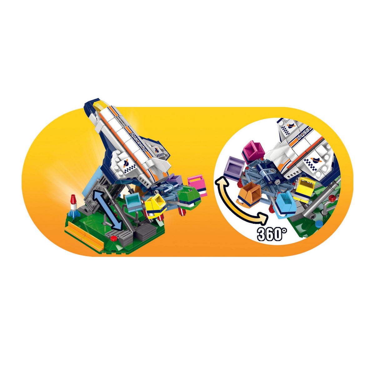 Playzu Space Shuttle Multicolor 6 Years +