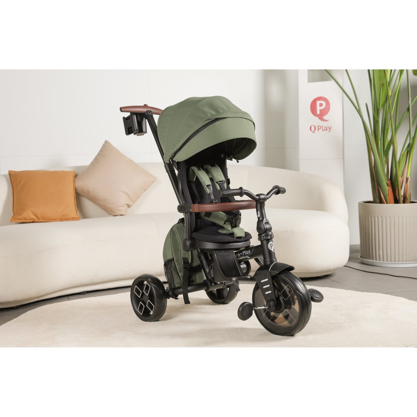 Qplay Stroller Comfo Max 7in1 Grey 10 to 72 Months