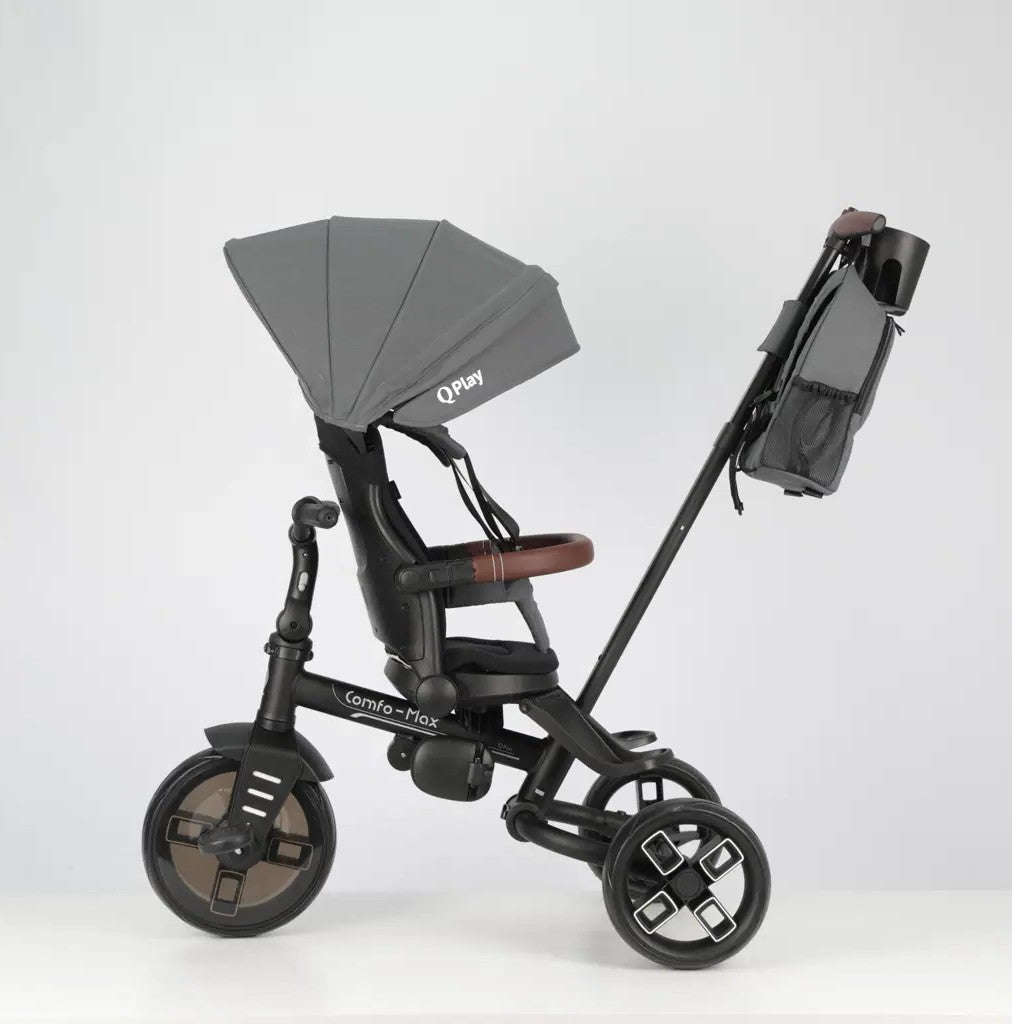 Qplay Stroller Comfo Max 7in1 Grey 10 to 72 Months