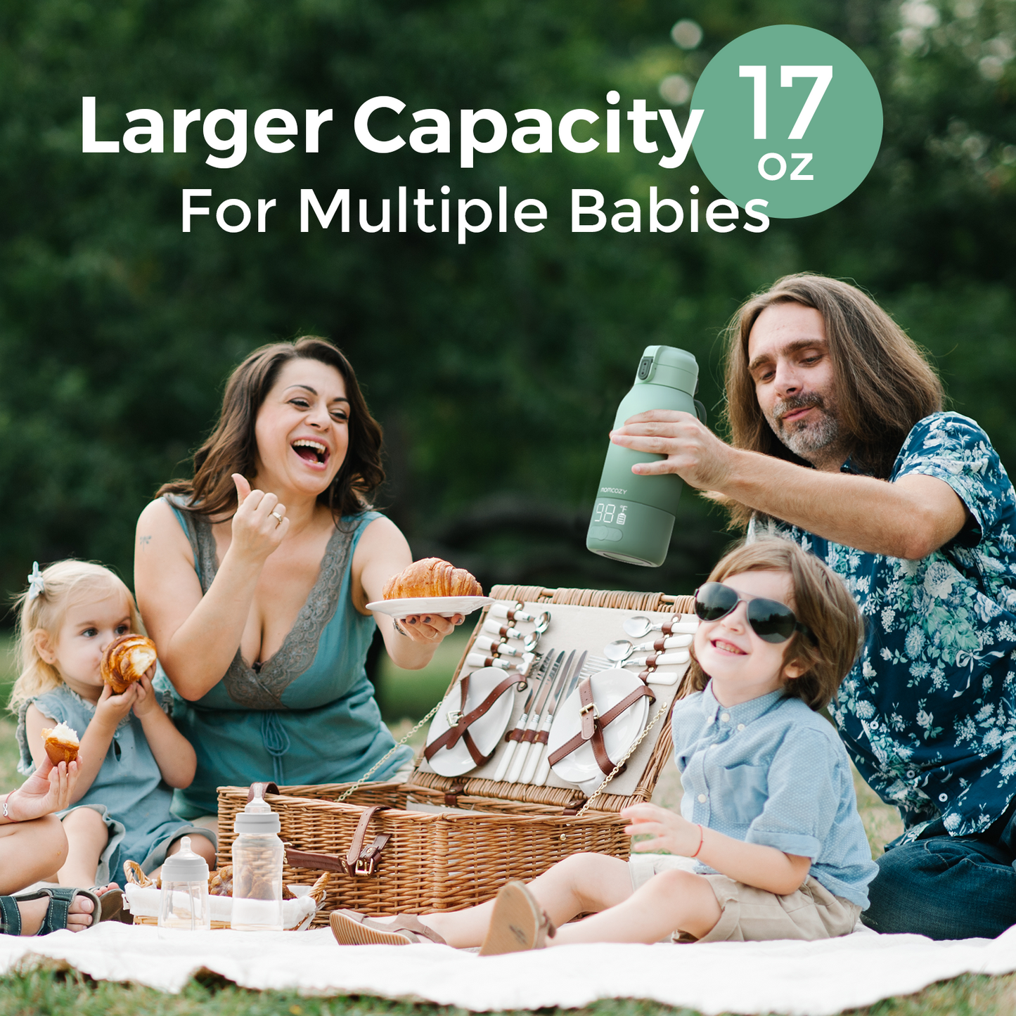 Momcozy Sterilizers & Warmer Portable Breast Milk & Water Warmer Green