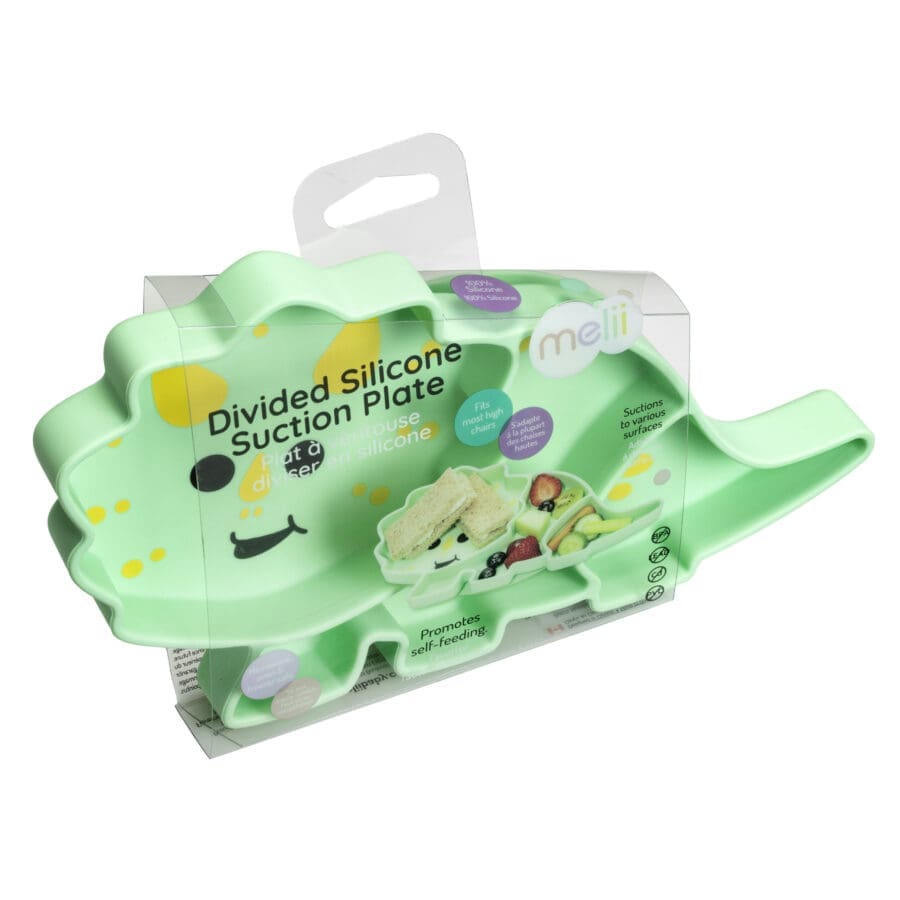 Melii Silicone Divided Plate - 6 to 24 Months