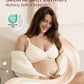 Momcozy Maternity Accessory Seamless Support Floral Nursing Bra-Skin