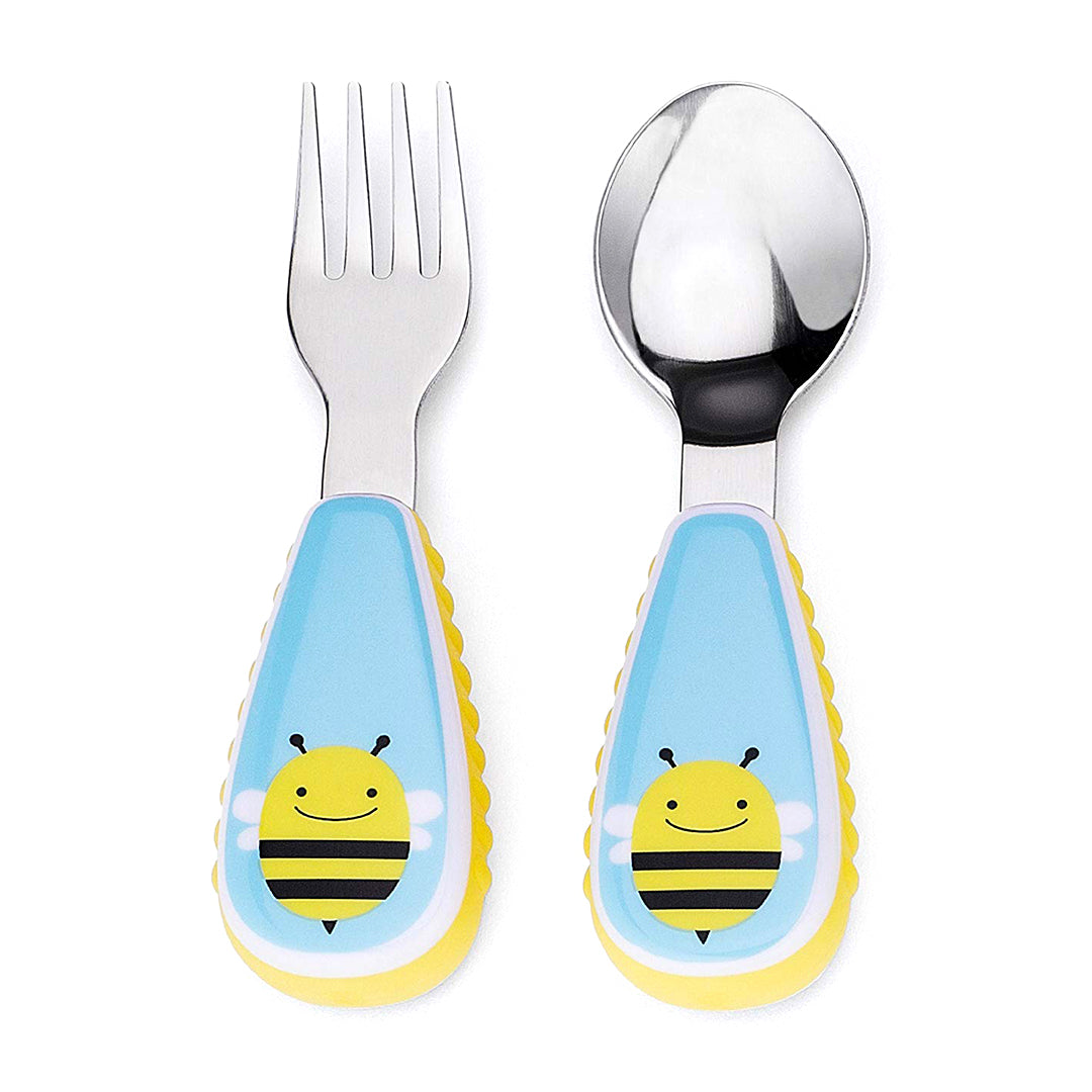 Skip Hop Zoo Utensils Fork &amp; Spoon 3Months to 36Months