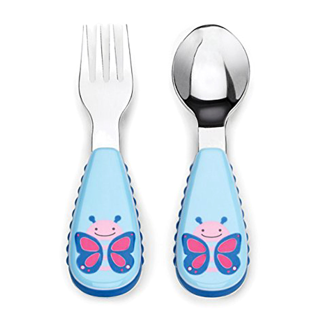 Skip Hop Zoo Utensils Fork &amp; Spoon 3Months to 36Months