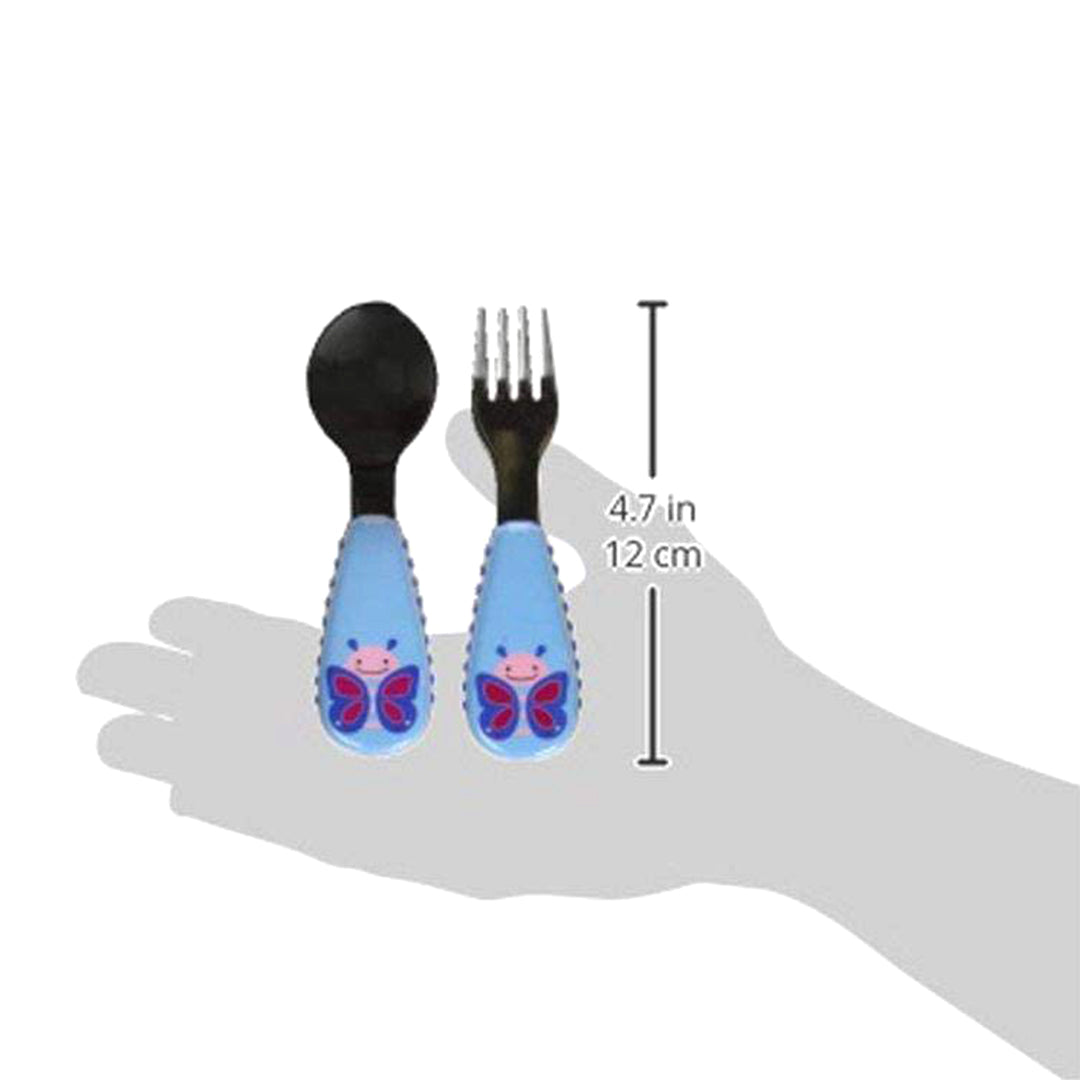 Skip Hop Zoo Utensils Fork &amp; Spoon 3Months to 36Months