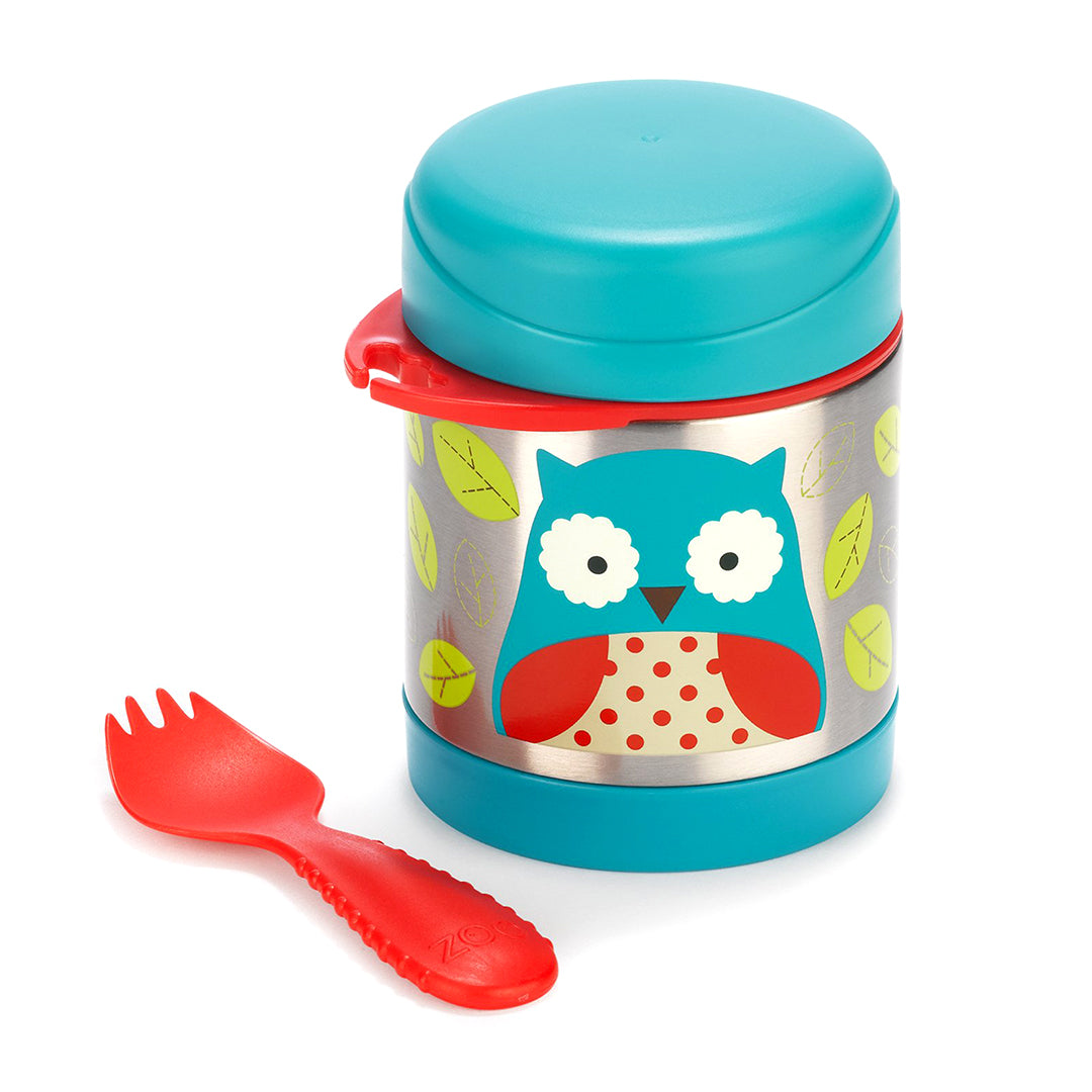 Skip Hop SS Container Zoo Insulated Stainless Steel Little Kid Food Jar (3 to 6 Years) - Open Box