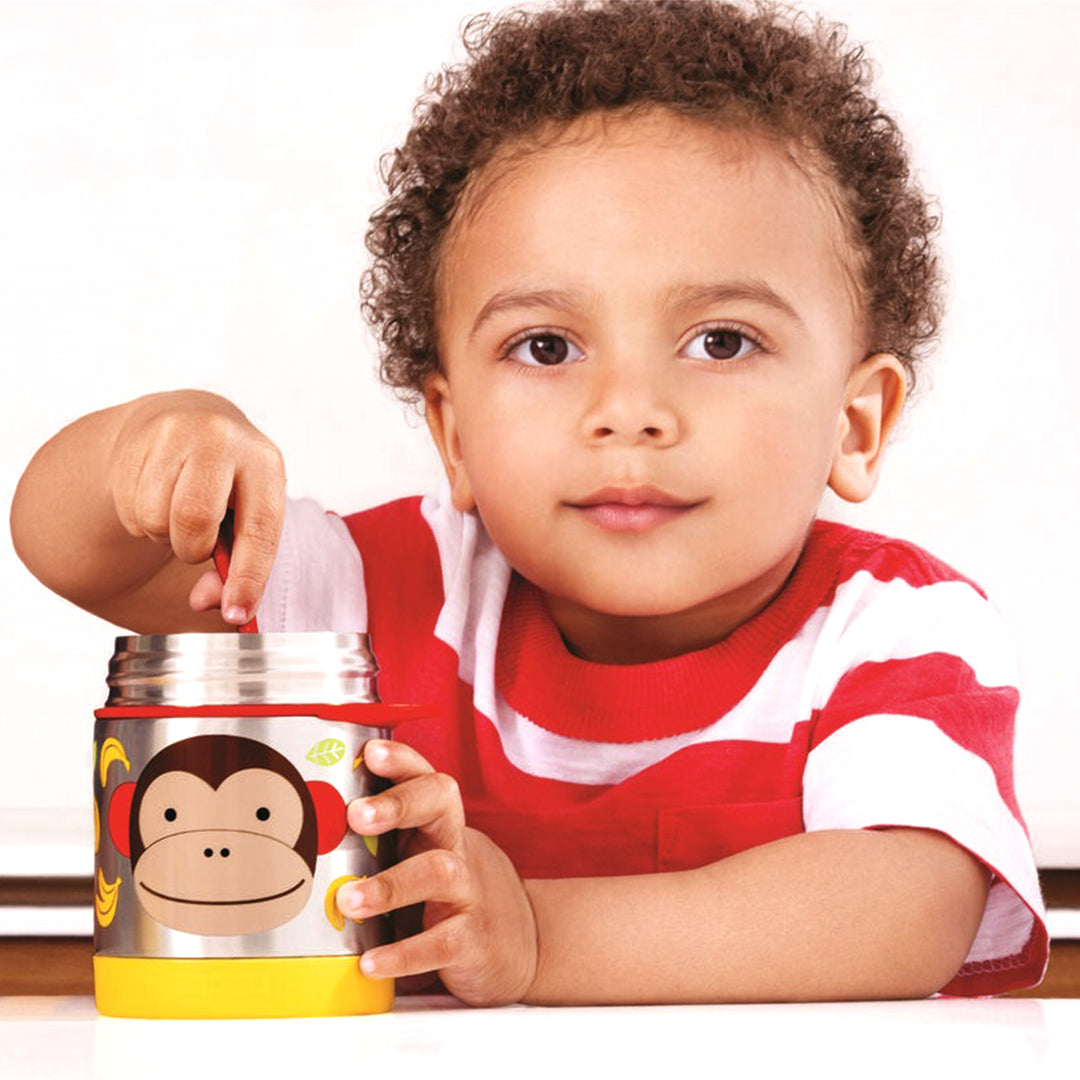 Skip Hop SS Container Zoo Insulated Stainless Steel Little Kid Food Jar (3 to 6 Years) - Open Box