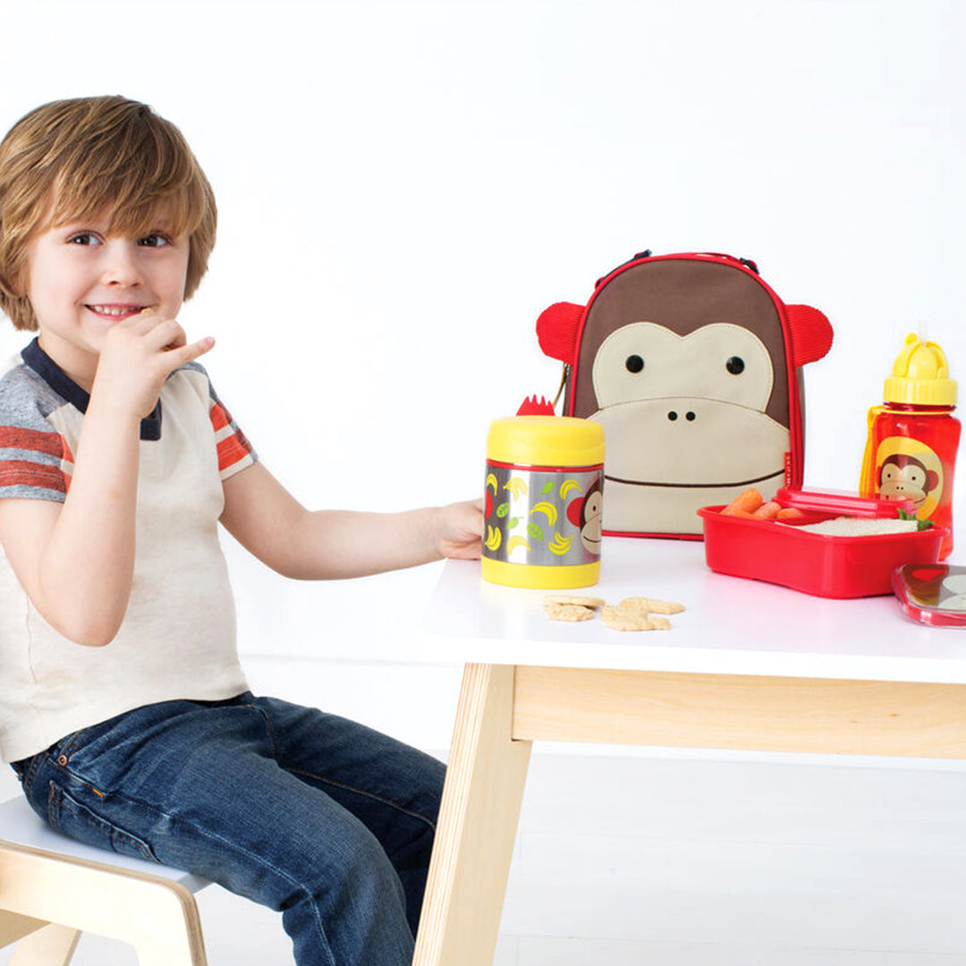 Skip Hop SS Container Zoo Insulated Stainless Steel Little Kid Food Jar (3 to 6 Years) - Open Box