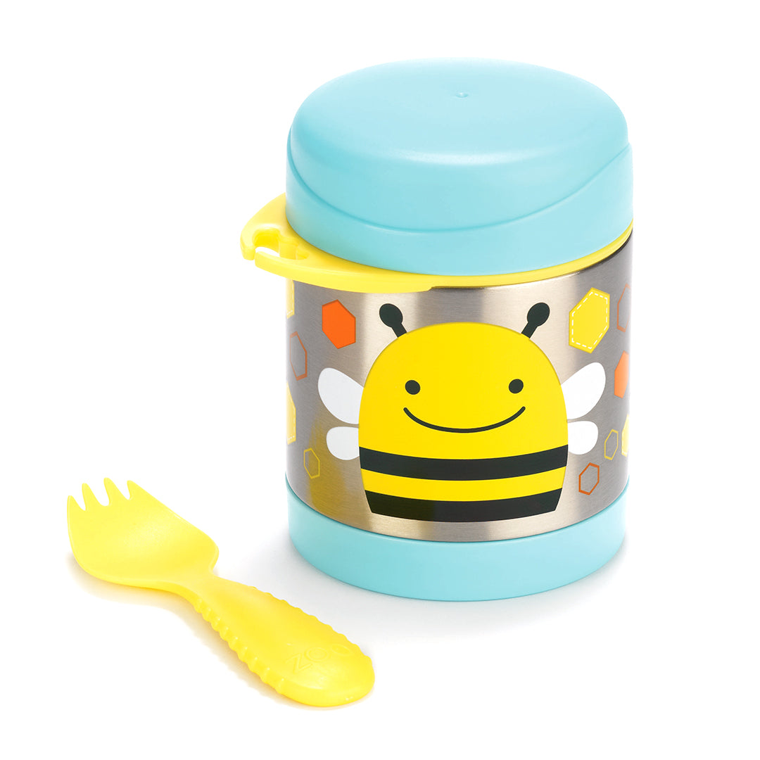 Skip Hop SS Container Zoo Insulated Stainless Steel Little Kid Food Jar (3 to 6 Years) - Open Box