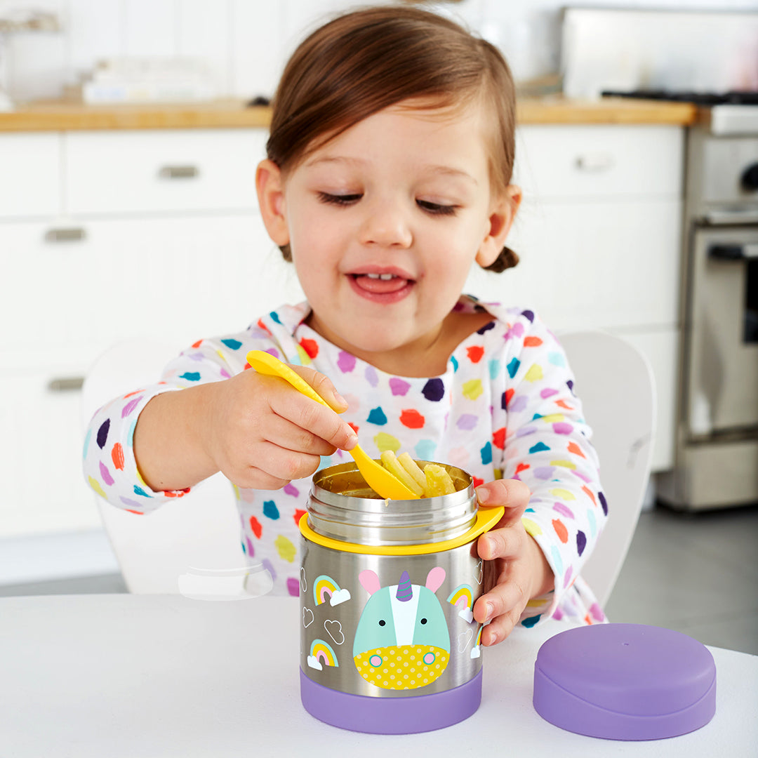 Skip Hop SS Container Zoo Insulated Stainless Steel Little Kid Food Jar (3 to 6 Years) - Open Box