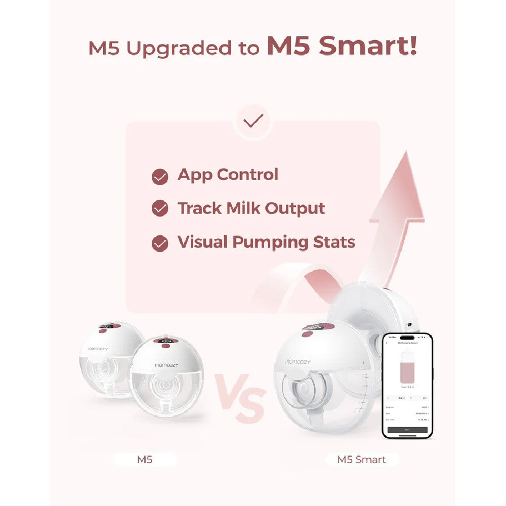 Momcozy Wearable Breast Pump M5 Smart Double Pack EU/UK