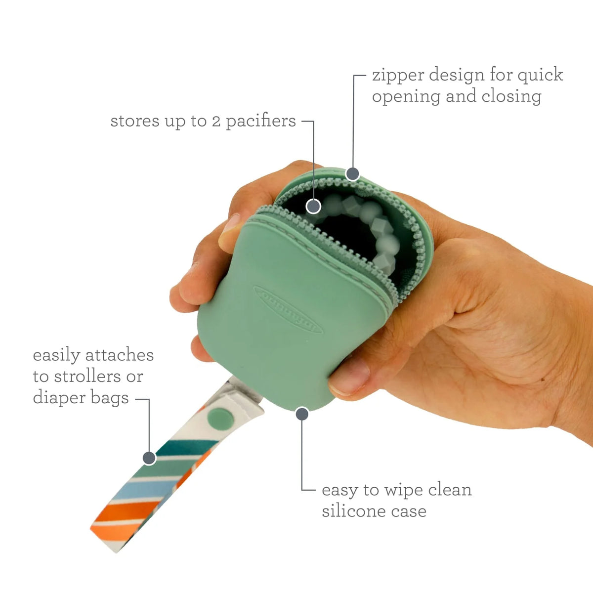 Infantino Paci Pod - Pacifier Holder