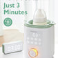 Momcozy Sterilizers & Warmer Baby Bottle Warmer White