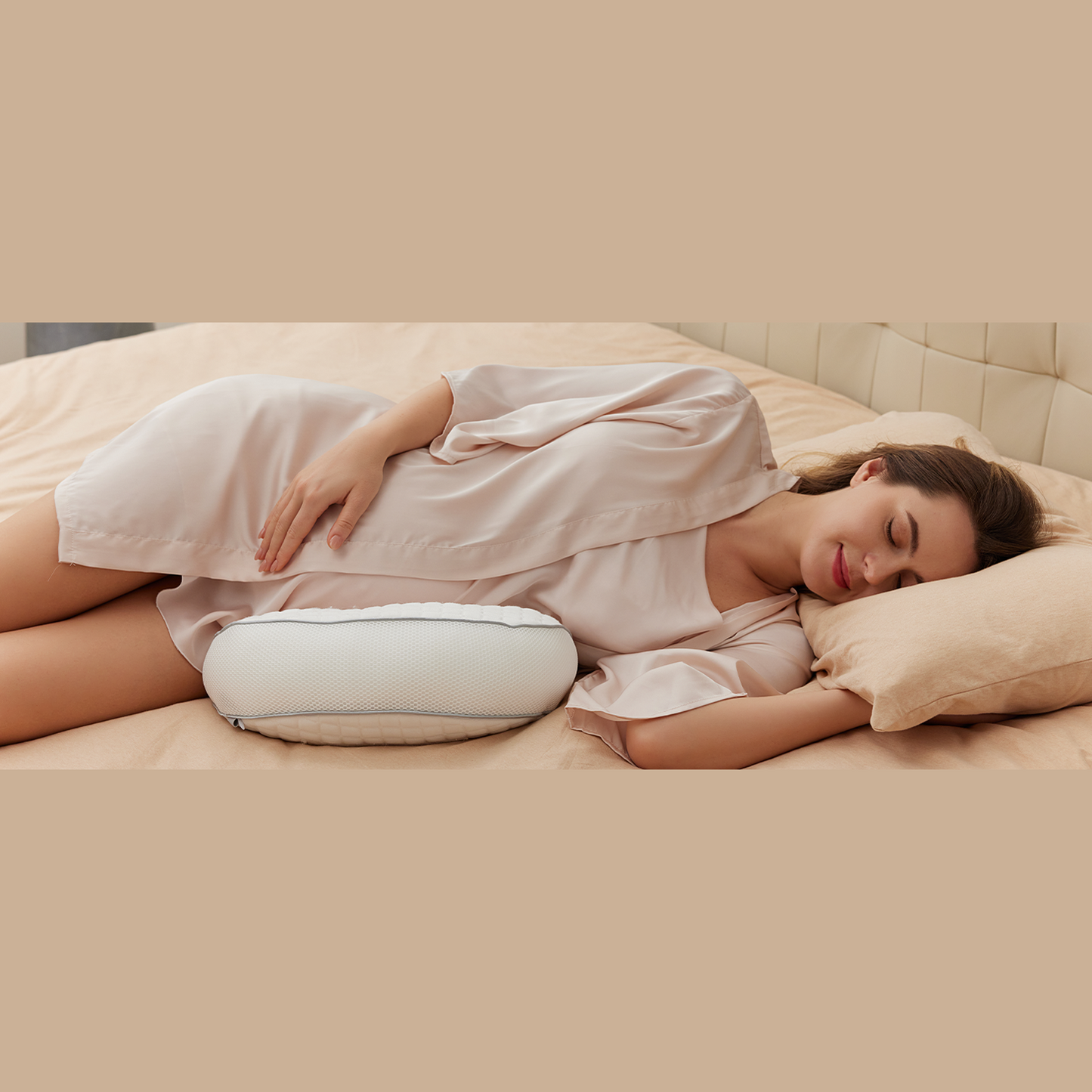 Momcozy Maternity Accessory Portable Maternity Pillow Grey