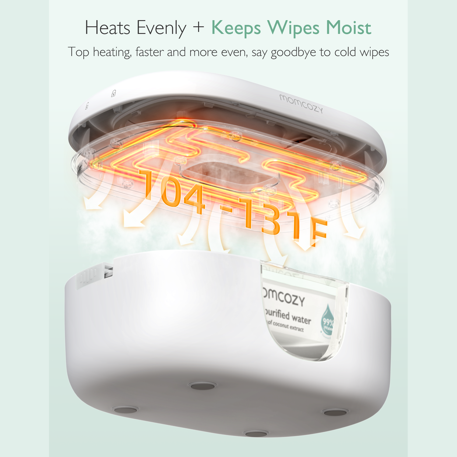 Momcozy Health Care Baby Wipe Warmer White