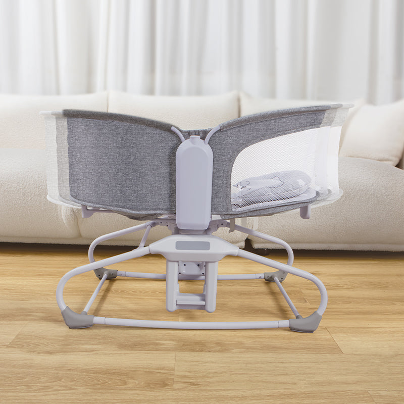 Mastela 4in1 Swing & Bassinet Lite Grey (Birth to 36 Months) - Distressed Box