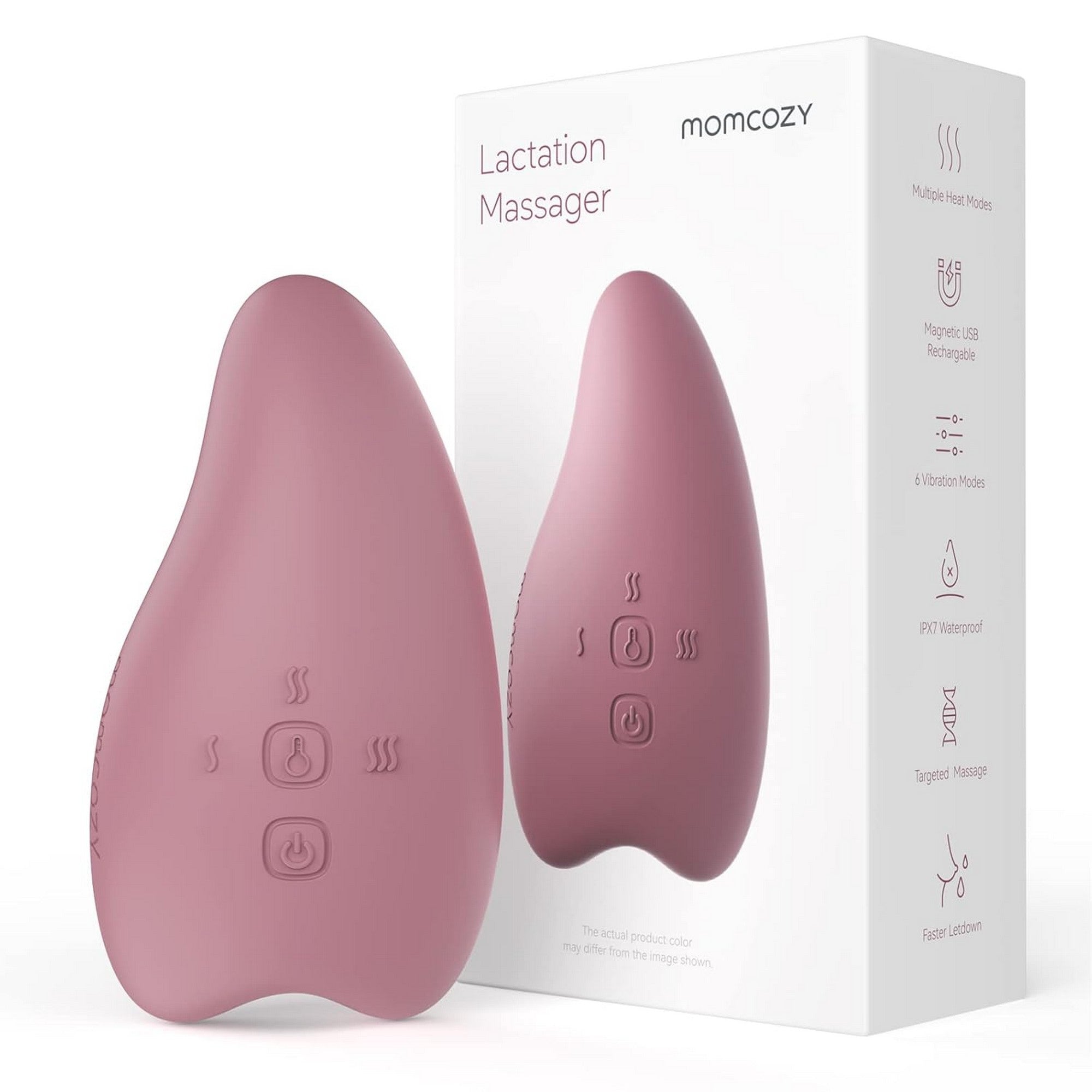 Momcozy Maternity Accessory Lactation Massager Maroon