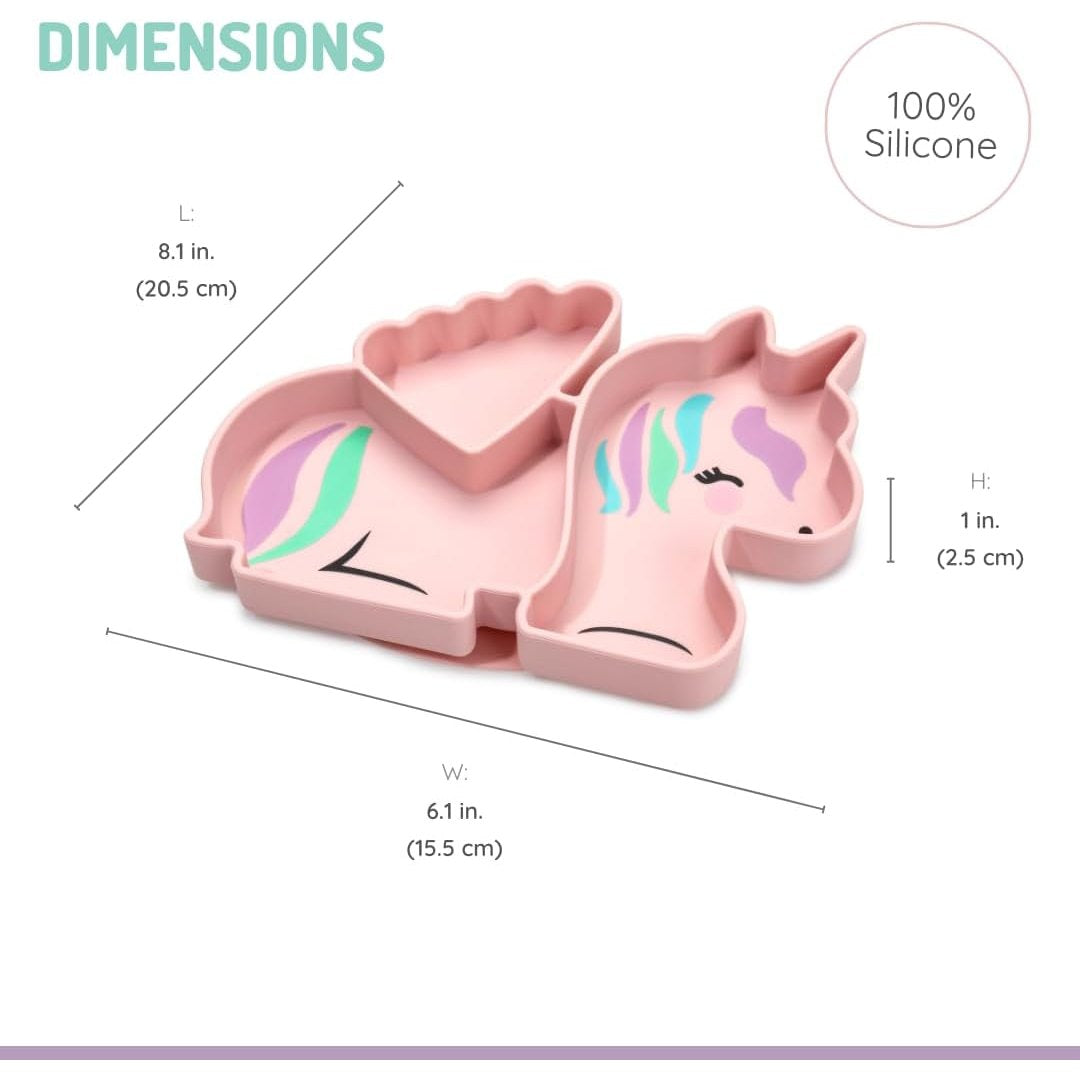 Melii Silicone Divided Plate - 6 to 24 Months