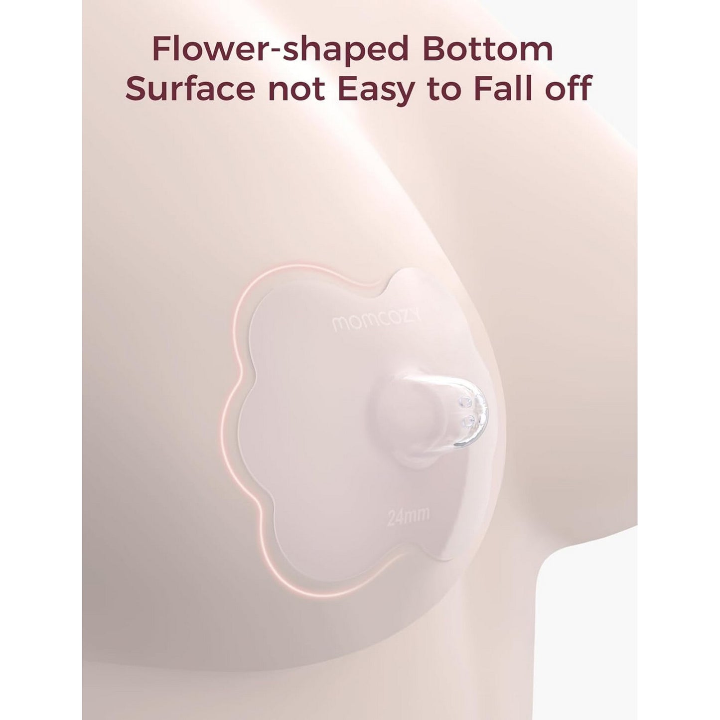 Momcozy Breastfeeding Access Nipple Shields-24mm Transparent