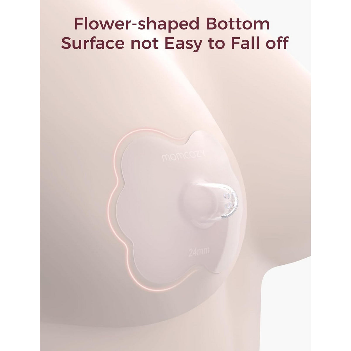 Momcozy Breastfeeding Access Nipple Shields-24mm Transparent