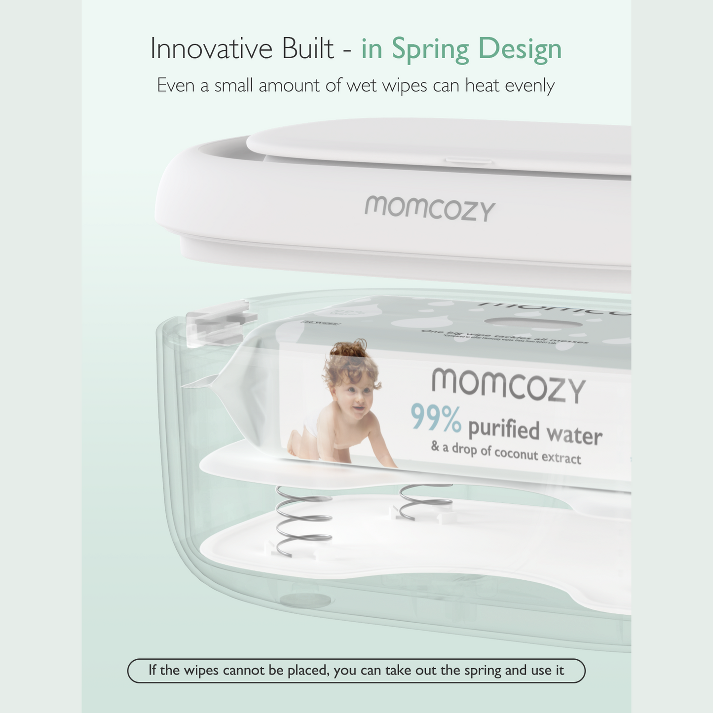 Momcozy Health Care Baby Wipe Warmer White