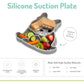 Melii Silicone Divided Plate - 6 to 24 Months