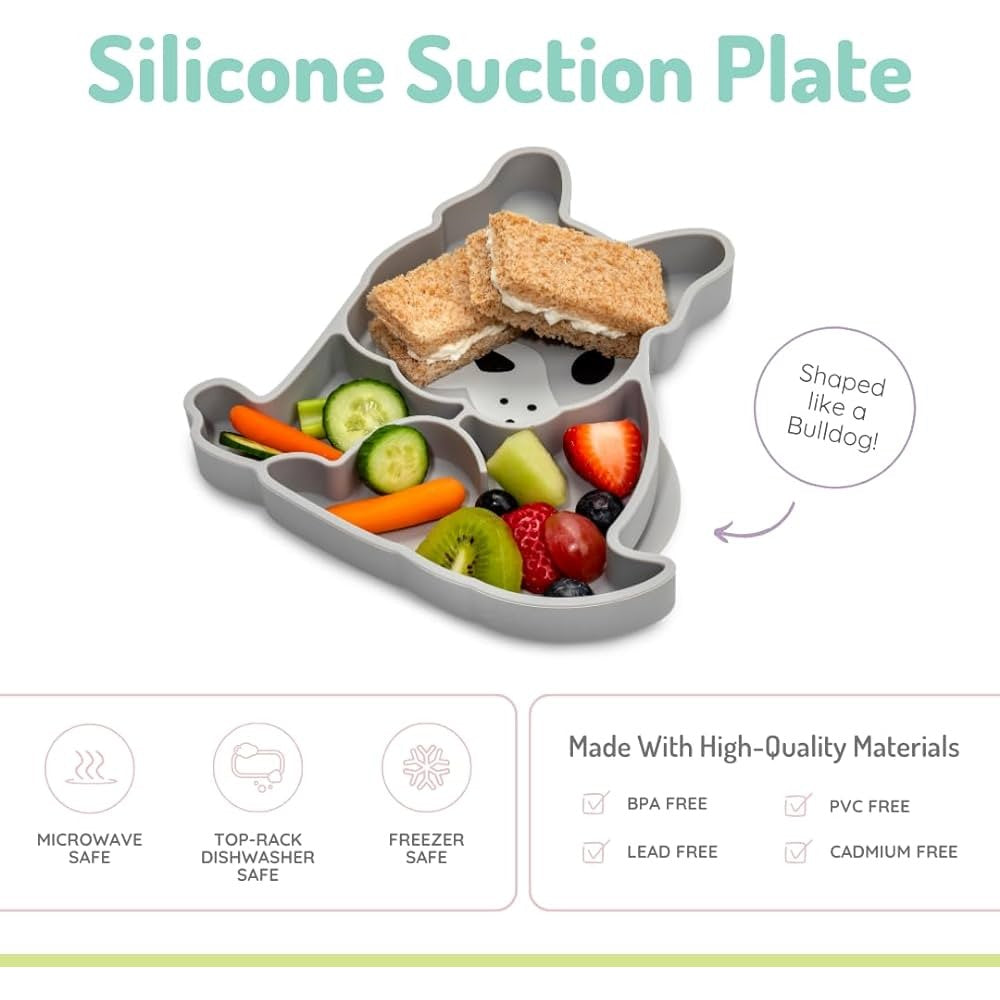 Melii Silicone Divided Plate - 6 to 24 Months