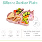 Melii Silicone Divided Plate - 6 to 24 Months