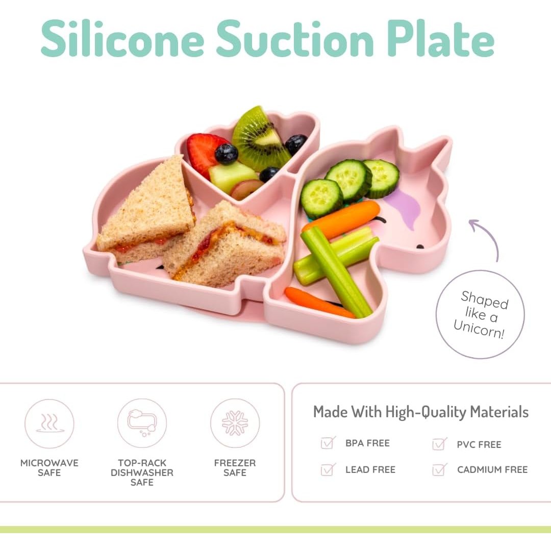 Melii Silicone Divided Plate - 6 to 24 Months