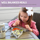 Melii Silicone Divided Plate - 6 to 24 Months