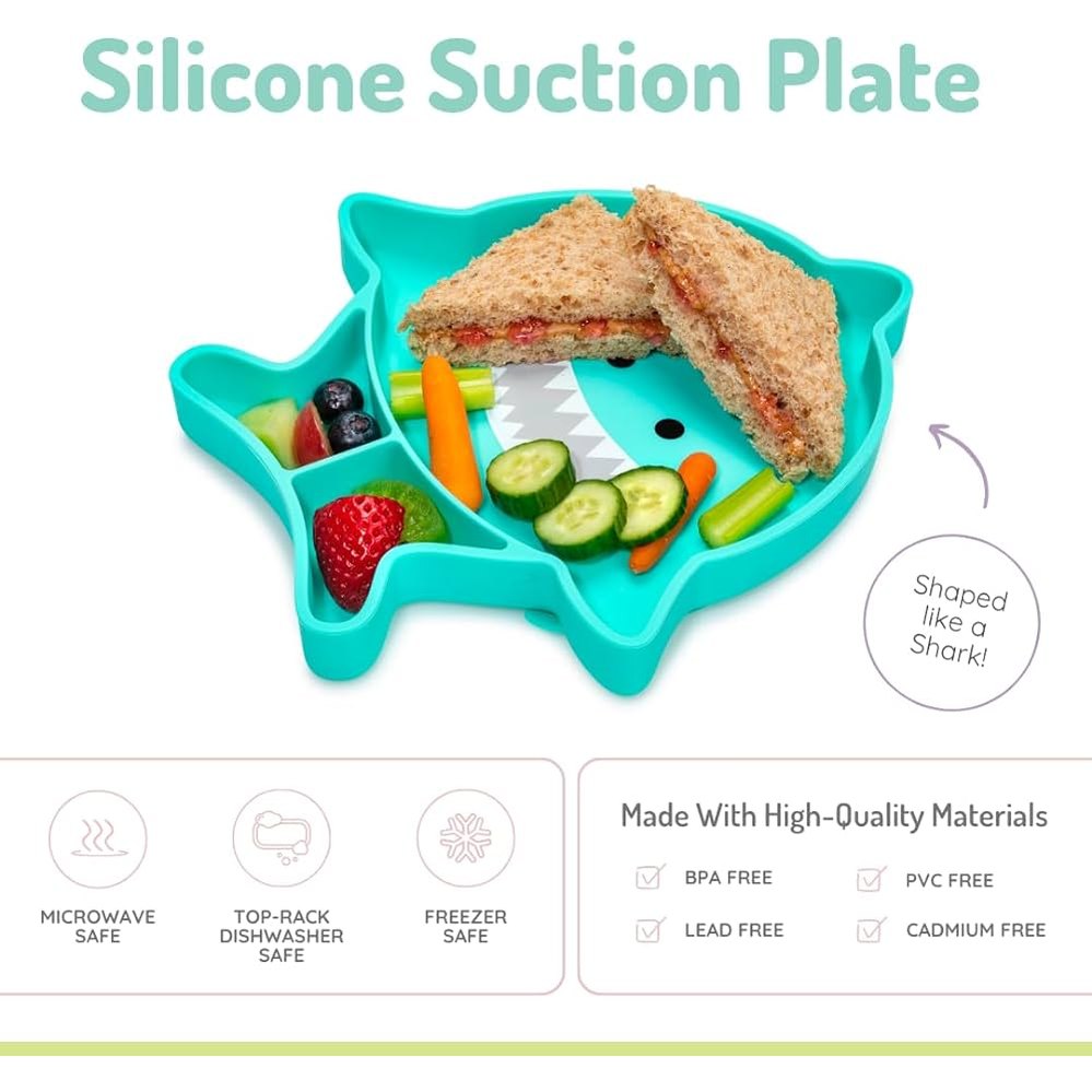 Melii Silicone Divided Plate - 6 to 24 Months
