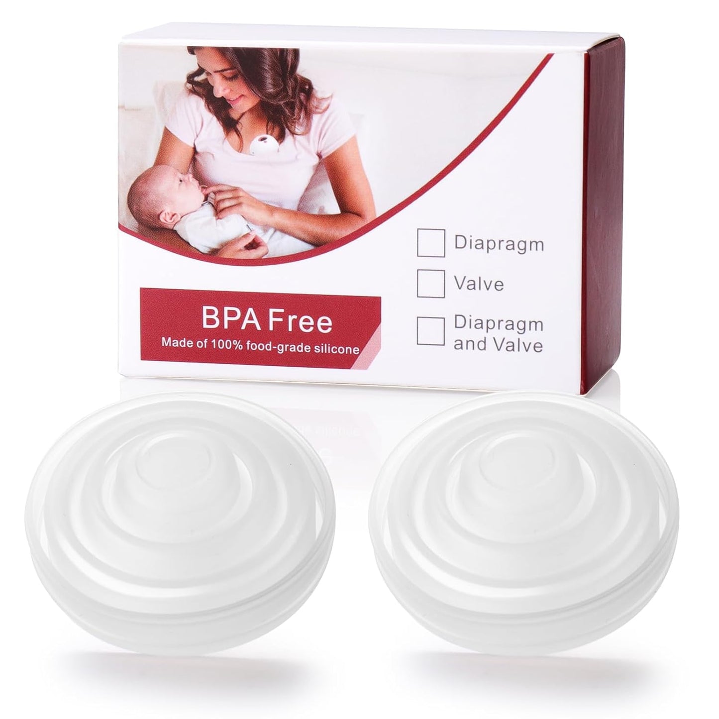 Momcozy Breastfeeding Access Silicone Diaphragm for M5*2 Transparent