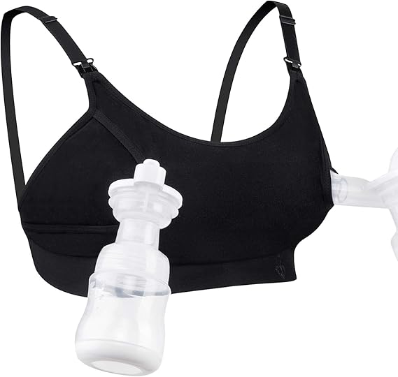 Momcozy Maternity Accessory YN08-Hands-Free Pumping Bra- Black