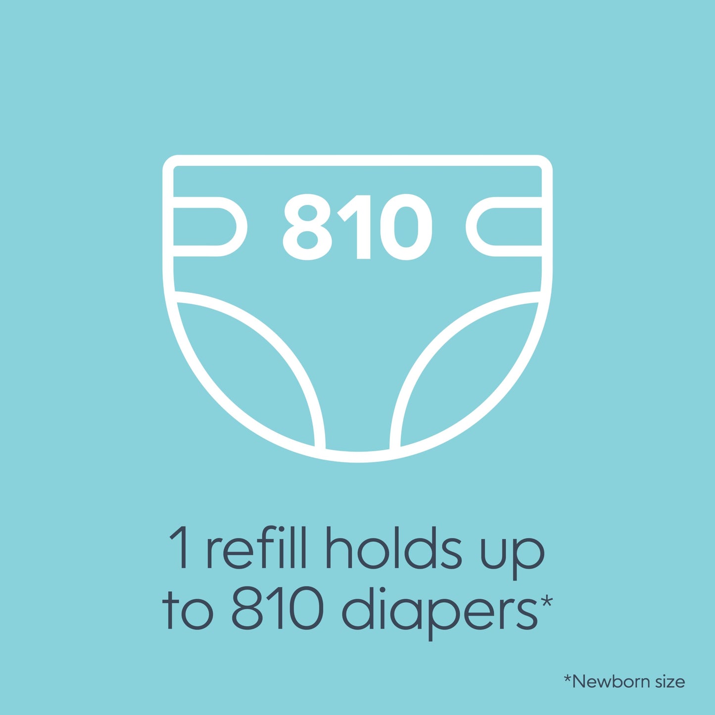 Diaper Genie Diaper Pails Refills Square jumbo refill