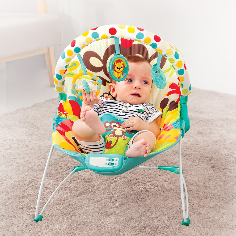 Mastela Music Vibrations Bouncer 3months to 12months - Open Box