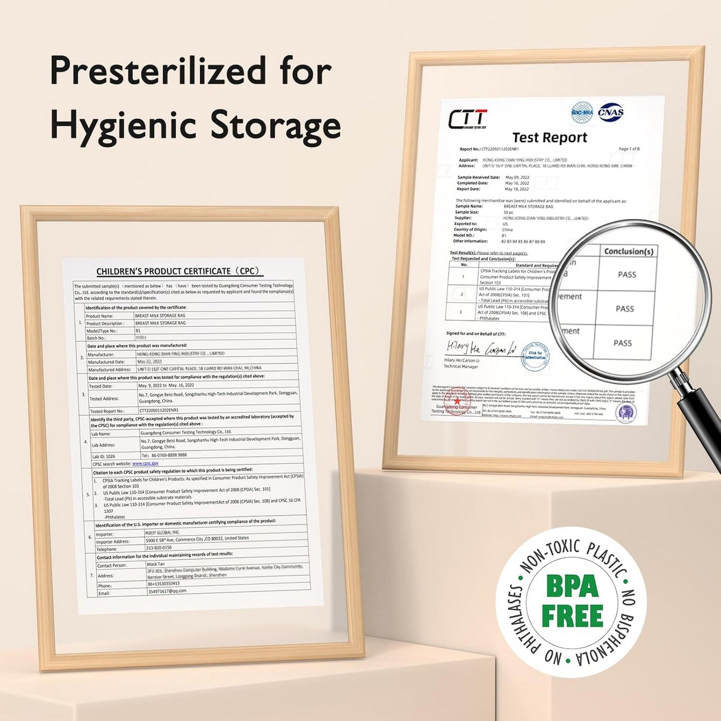 Momcozy Maternity Accessory Breastmilk Bag 50pcs Transparent