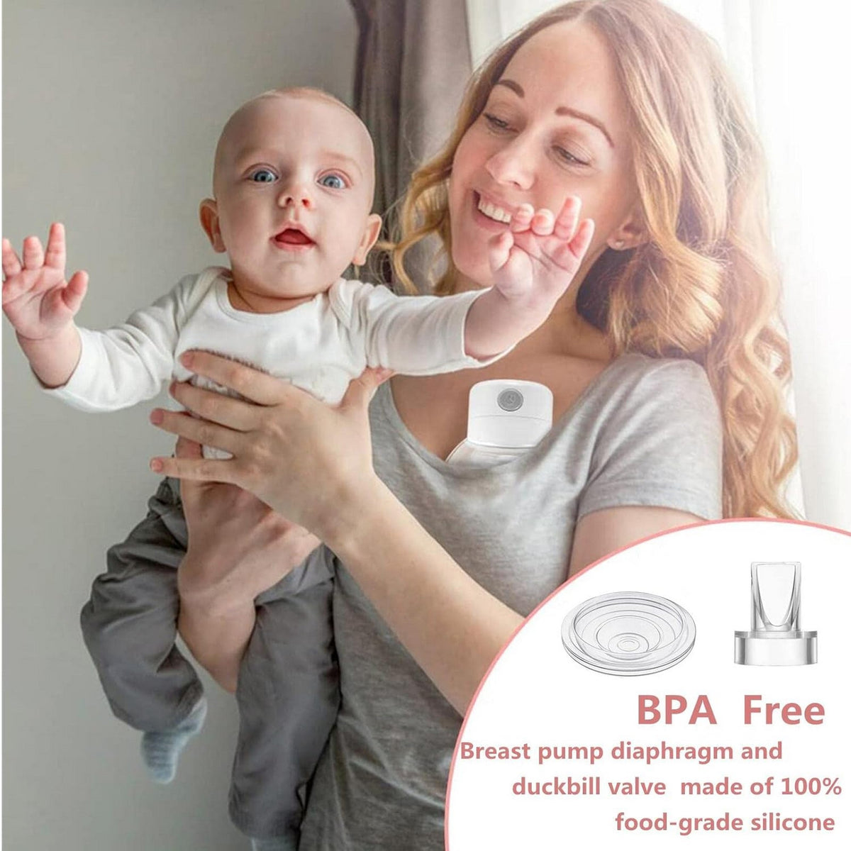 Momcozy Breastfeeding Access Silicone Diaphragm + Valve  for S9 Pro/S12 Pro Transparent