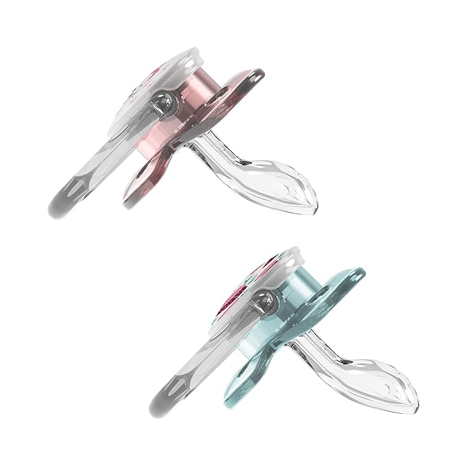 Dr. Brown's Pacifier Prevent Butterfly Soother - Stage 1 Pink (Pack of 2) (Birth to 6 Months)