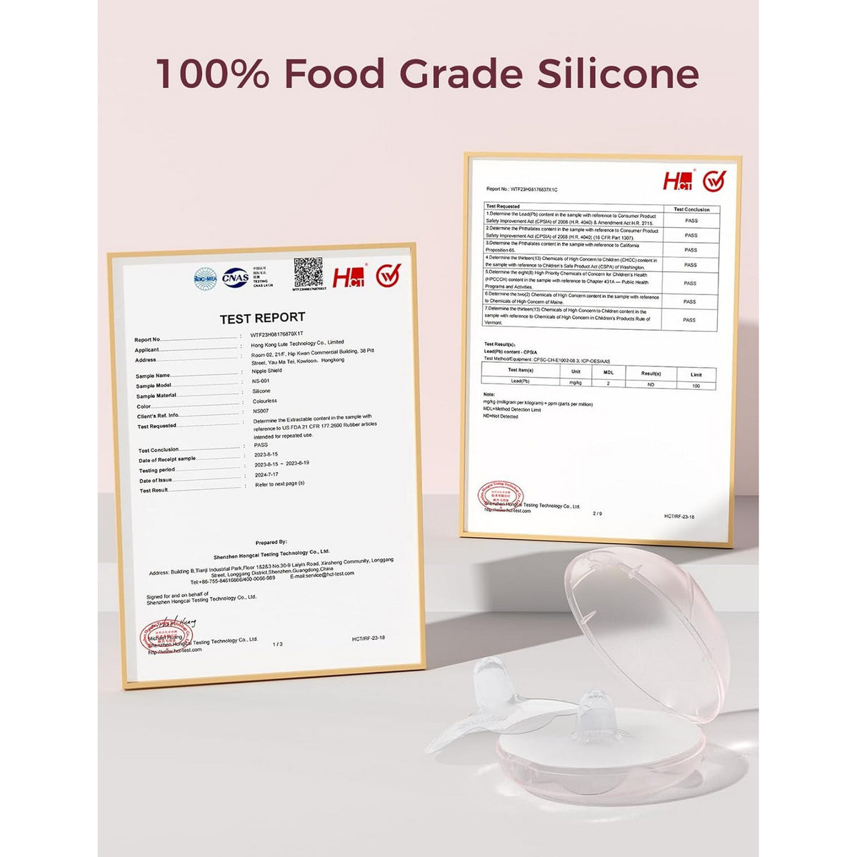 Momcozy Breastfeeding Access Nipple Shields-24mm Transparent