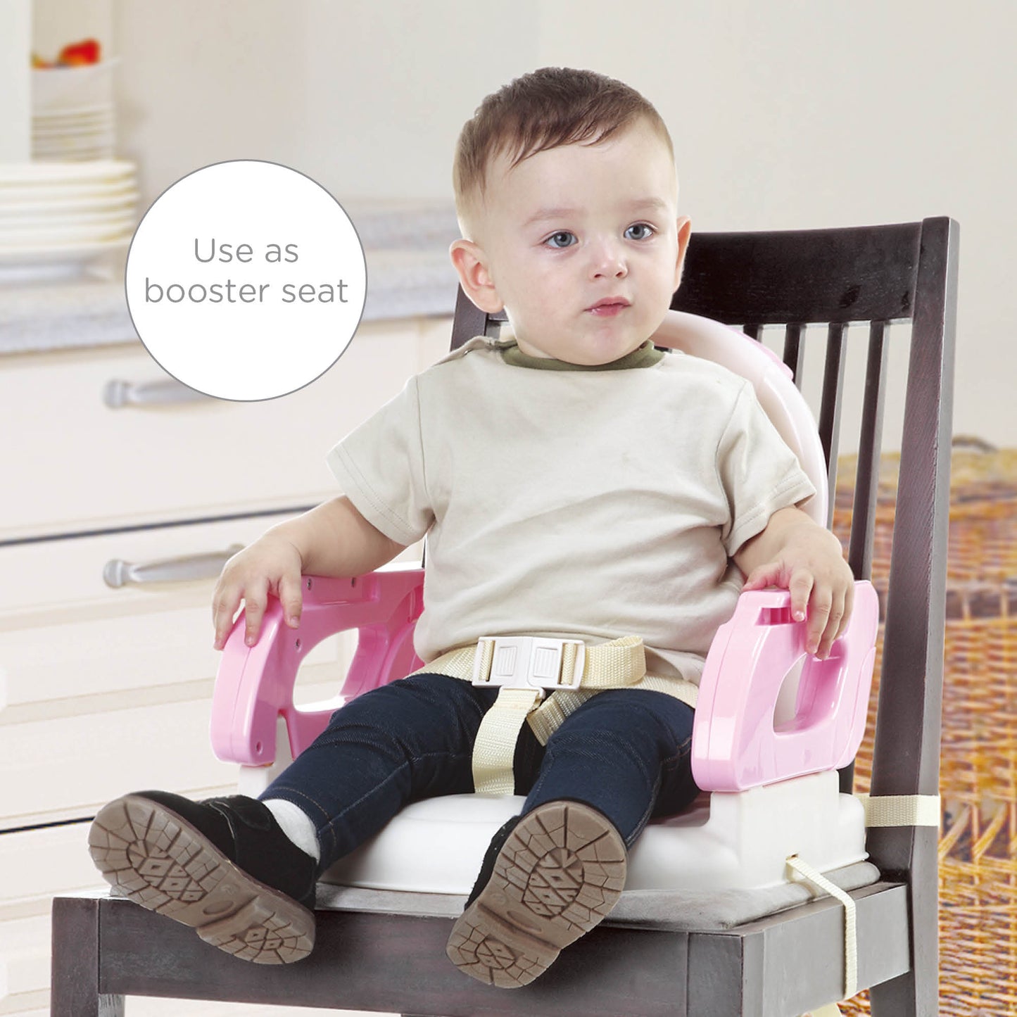 Mastela Folding Booster Seat - 6months to 48months - Open Box