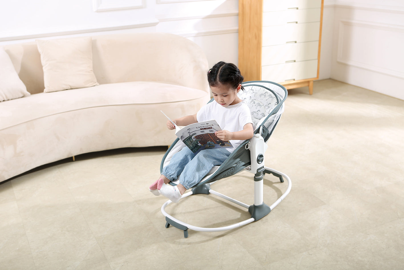 Mastela 6in1 Multi-Function Rocker & Bassinet  (Birth to 36 Months)