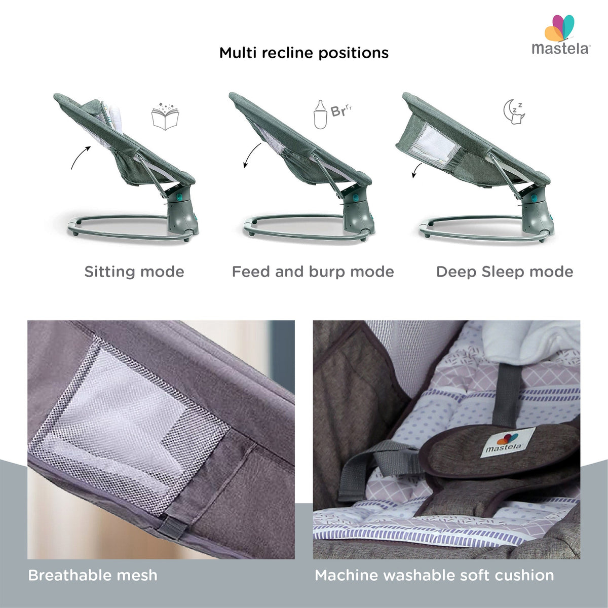 Mastela Deluxe Multi-Function Swing (3 to 36 Months) - Open Box