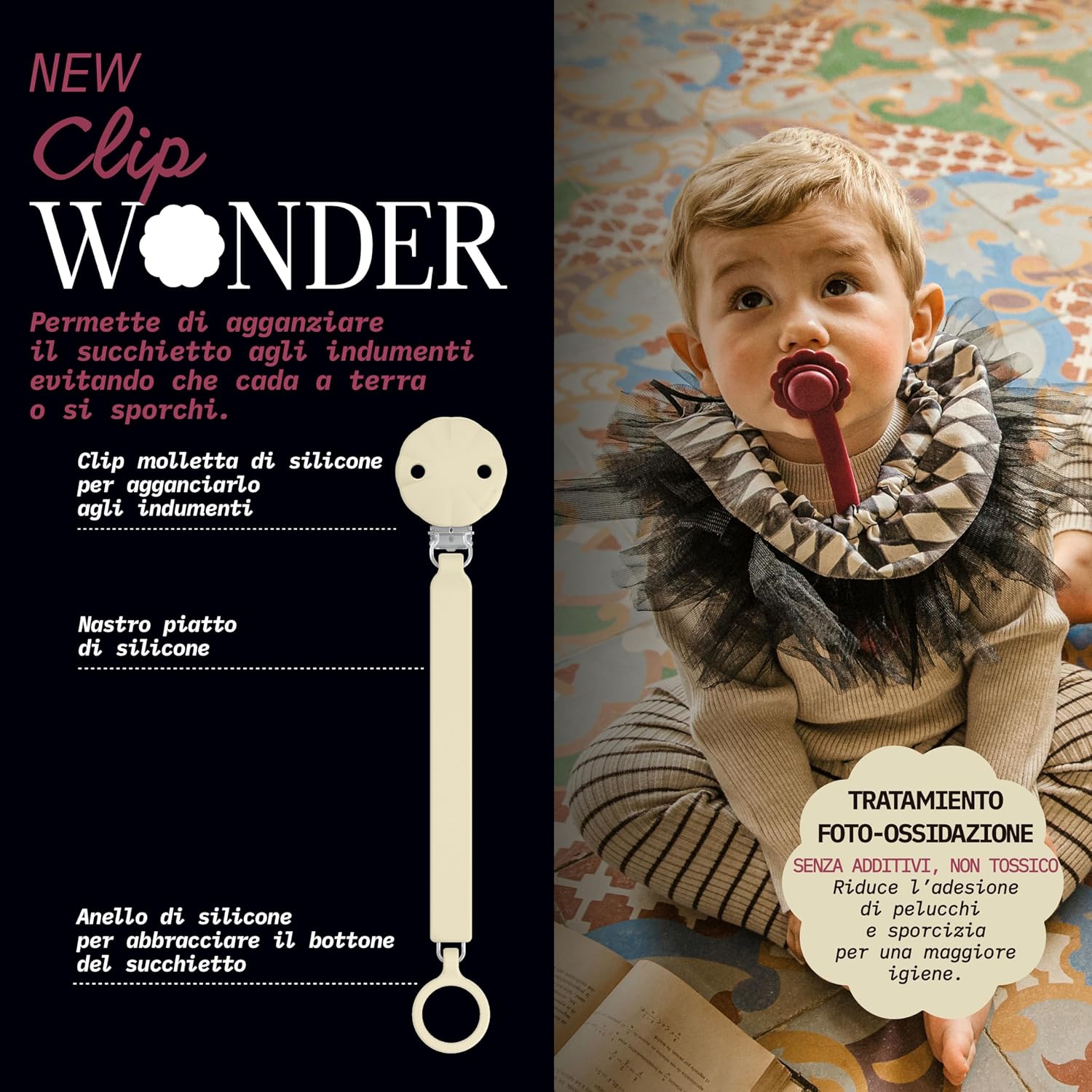 Suavinex Wonder Silicone Soother Clip - Suavinex baby product