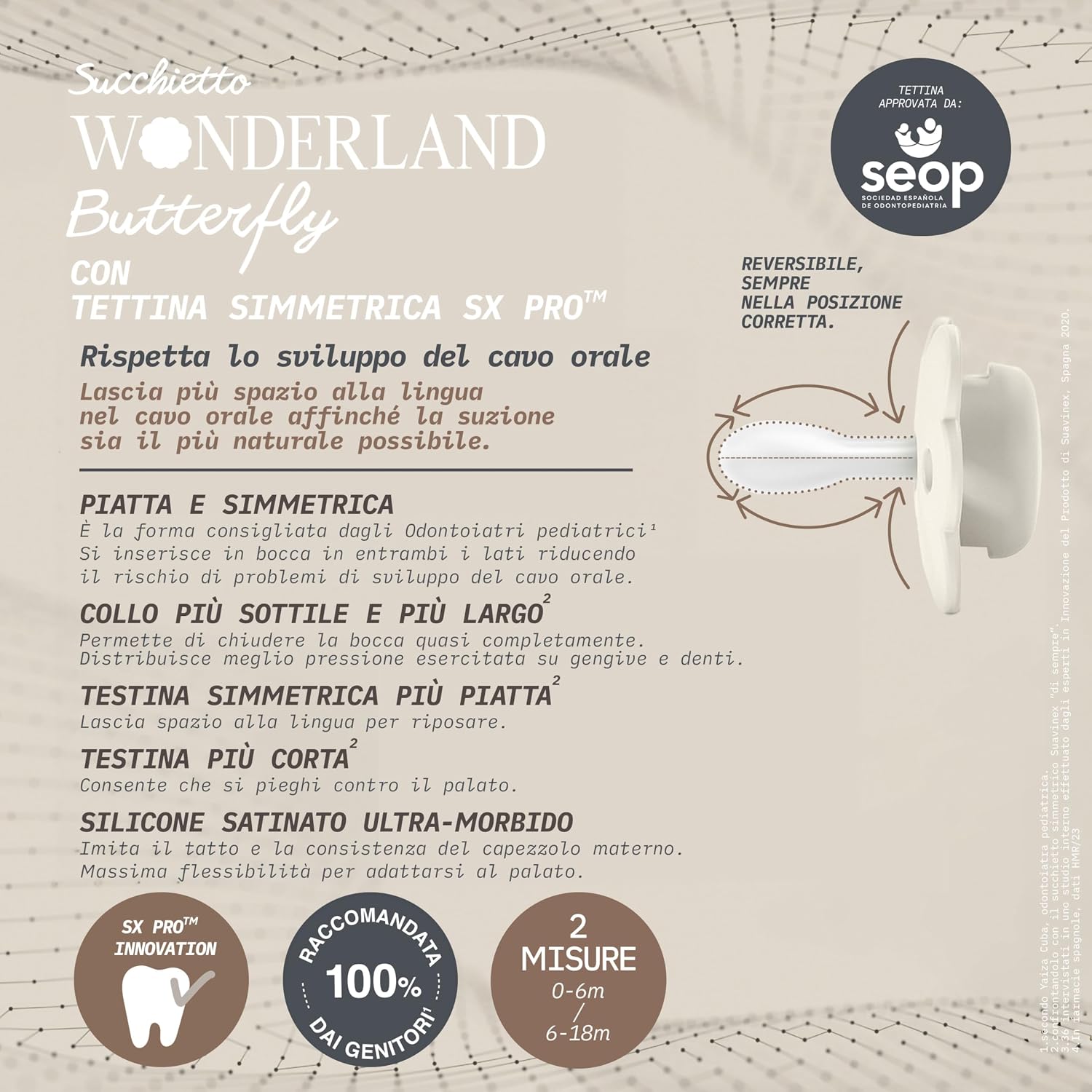 Suavinex Wonder Butterfly Soother with SX Pro Physiological Teat (0-6 Months) - Suavinex baby product