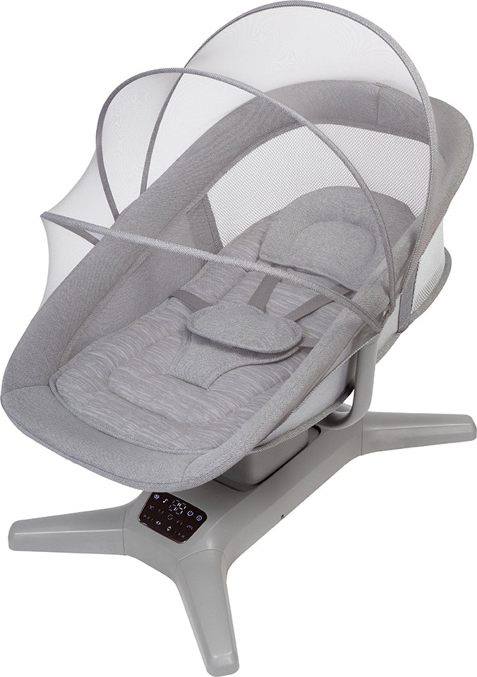 Mastela Swing X multi-motion baby cradle Lite Grey Birth to 36M
