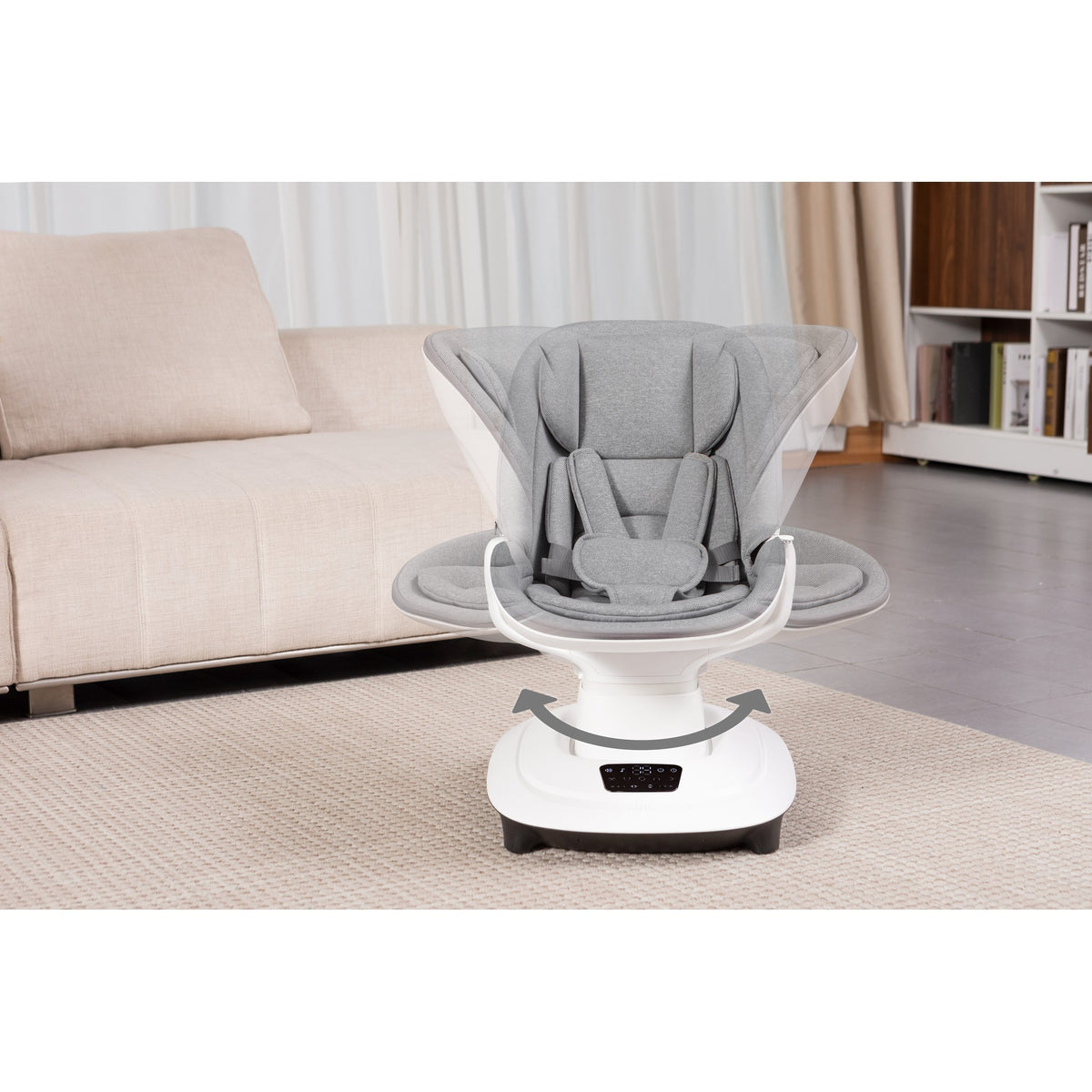 Mastela Deluxe Multi-Motion Baby Cradle Birth+ to 36M - Open Box