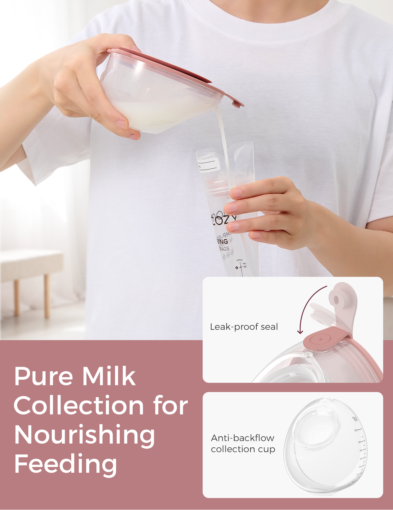 Momcozy Breast Pump V2 pro Red