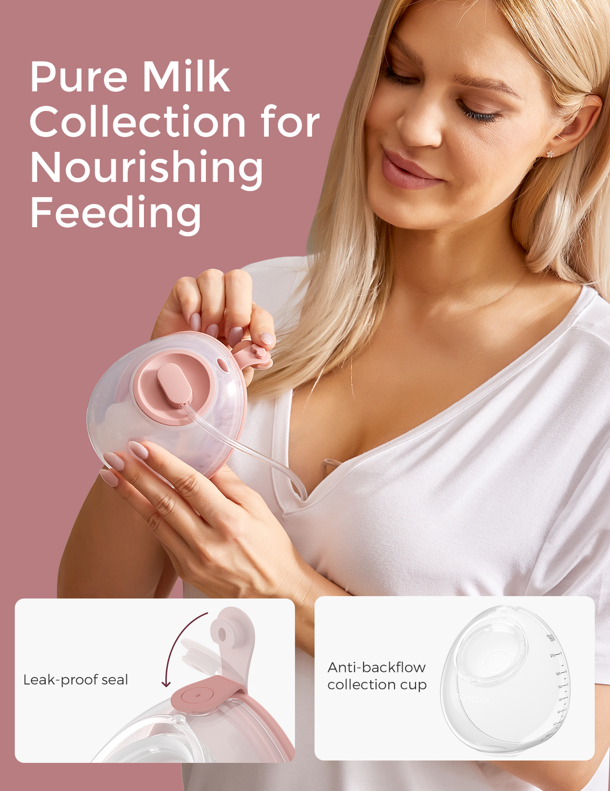 Momcozy Breast Pump V2 pro Red