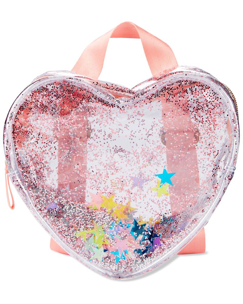 Transparent 2024 heart backpack